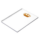 Carnet Modèle d'article de cadeau de couronne d'OR que (Côté gauche)