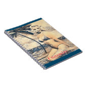 Carnet Modèle de bikini blond agenouillé Thunder_Cove (Côté Droit)