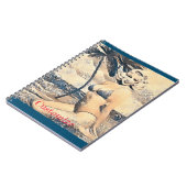 Carnet Modèle de bikini blond agenouillé Thunder_Cove (Côté gauche)