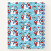 Carnet Modèle de bonhomme de neige Thing One Thing Two (Dos)
