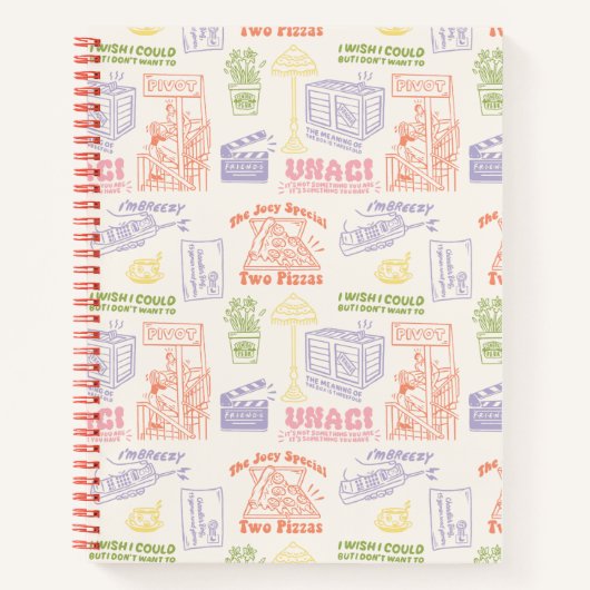 Carnet Modèle de citations colorées FRIENDS™ (Devant)