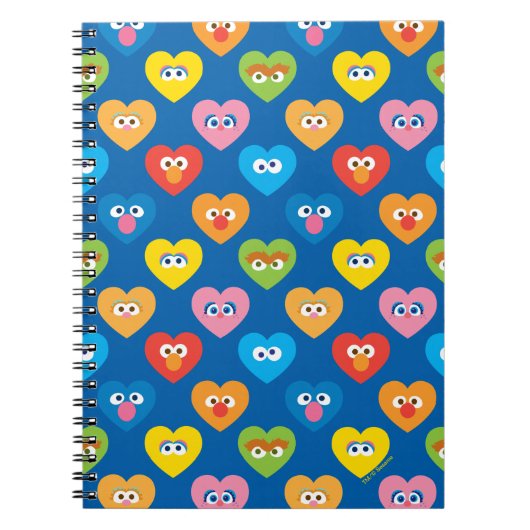 Carnet Modèle de coeurs de la Saint-Valentin de Sesame St (Devant)