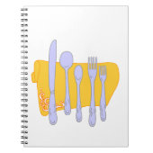 Carnet Modèle de conception de Cuisine Dinnerware (Devant)