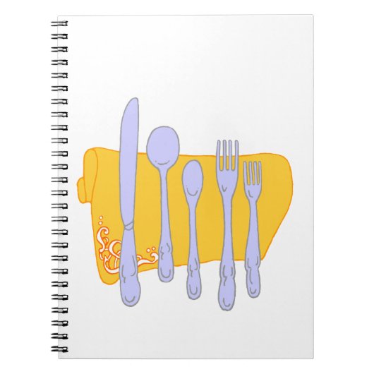 Carnet Modèle de conception de Cuisine Dinnerware (Devant)