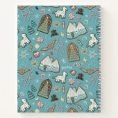 Carnet Modèle de cookie de Noël HARRY POTTER™ HOGWARTS™ (Dos)
