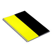 Carnet Modèle de couleurs noir et jaune de fente (Côté Droit)