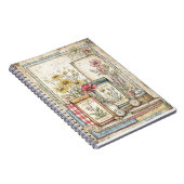 Carnet Modèle de ferme d'herbes et d'épices vintage (Côté Droit)