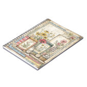 Carnet Modèle de ferme d'herbes et d'épices vintage (Côté gauche)