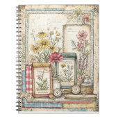 Carnet Modèle de ferme Herbes et Épices Vintage (Devant)