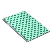 Carnet Modèle de feuille de trèfle de la Saint-Patrick (Côté Droit)