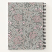 Carnet Modèle de fleur de jasmin de William Morris (Dos)