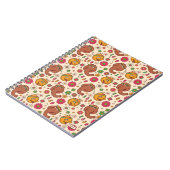 Carnet Modèle de fleurs funky de Snuffleupagus et Big Bir (Côté gauche)