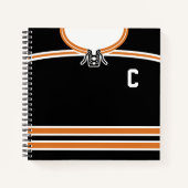 Carnet Modèle de Jersey de hockey sur glace person (Devant)