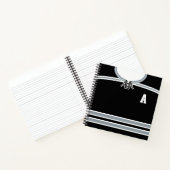 Carnet Modèle de Jersey de hockey sur glace person (Intérieur)