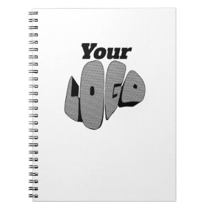 Carnet Modèle de logo d'entreprise personnalisé simple