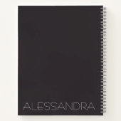 Carnet : Modèle de mode étonnant Bow rose (Dos)