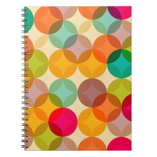 Carnet Modèle de motif abstrait vintage, arrière-plan