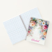 Carnet Modèle de peinture florale aquarelle à l'aquarelle (Intérieur)