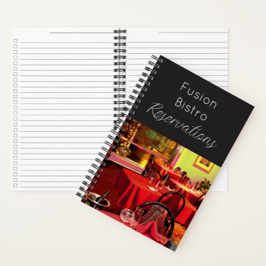 Carnet Modèle de réservations de restaurant BusinessNote (À l'intérieur)