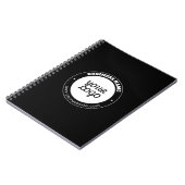 Carnet Modèle de texte circulaire modifiable et logo télé (Côté gauche)