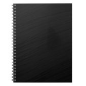 Carnet Modèle de texture arrière - plan noir (Devant)