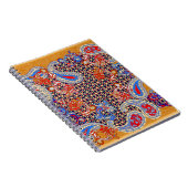 Carnet Modèle d'écharpe multicolore Paisley (Côté Droit)