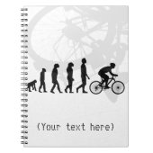 Carnet Modèle d'évolution humaine du cyclisme moderne (Devant)