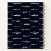Carnet Modèle d'invasion de requins (Dos)