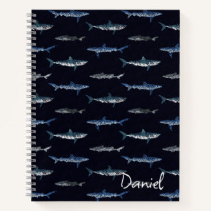 Carnet Modèle d'invasion de requins
