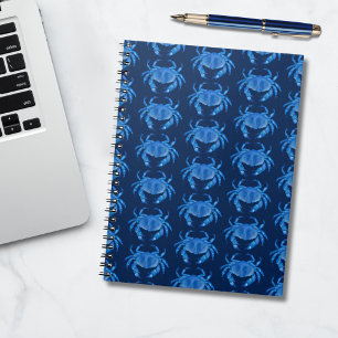 Carnet Modèle d'océan côtier au crabe bleu