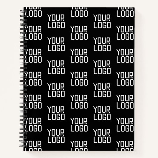 Carnet Modèle éditable de motif répétitif Ajoutez votre l (Devant)