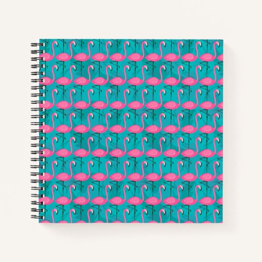 Carnet Modèle Flamingo Lumineux (Devant)