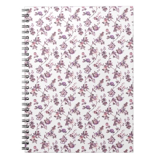 Carnet Modèle floral (Devant)
