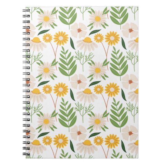 Carnet Modèle floral (Devant)