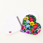 Carnet Modèle floral coloré (Intérieur)