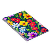 Carnet Modèle floral coloré (Côté Droit)