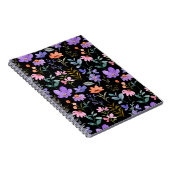 Carnet Modèle floral coloré (Côté Droit)