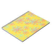 Carnet Modèle floral coloré (Côté gauche)