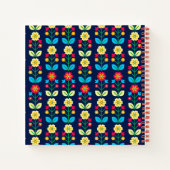 Carnet Modèle floral coloré (Dos)