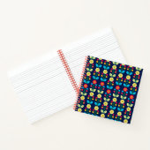 Carnet Modèle floral coloré (Intérieur)
