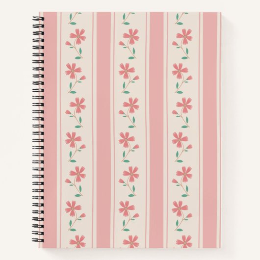 Carnet Modèle floral de base du chalet (Devant)