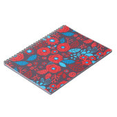 Carnet Modèle floral de Doodle (Côté gauche)