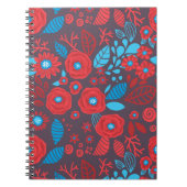 Carnet Modèle floral de Doodle (Devant)