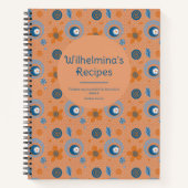 Carnet Modèle floral d'été Zesty (Devant)