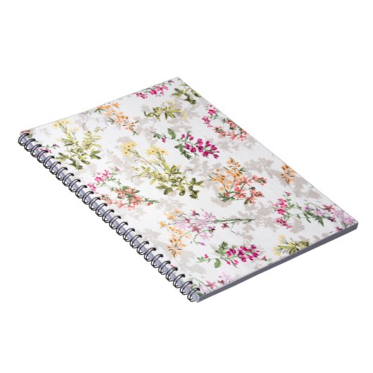 Carnet Modèle floral doux (Côté Droit)