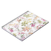 Carnet Modèle floral doux (Côté gauche)