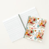 Carnet Modèle floral du jardin (Intérieur)