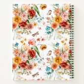 Carnet Modèle floral du jardin (Dos)