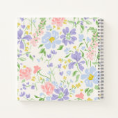 Carnet Modèle Floral été (Dos)