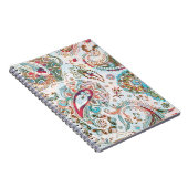 Carnet Modèle floral ethnique jacobéen (Côté Droit)